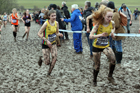 Girls under-15s 2018 British Inter Counties Cross Country Champs., Prestwold Hall, Loughborough. Photo: David T. Hewitson/Sports for All Pics